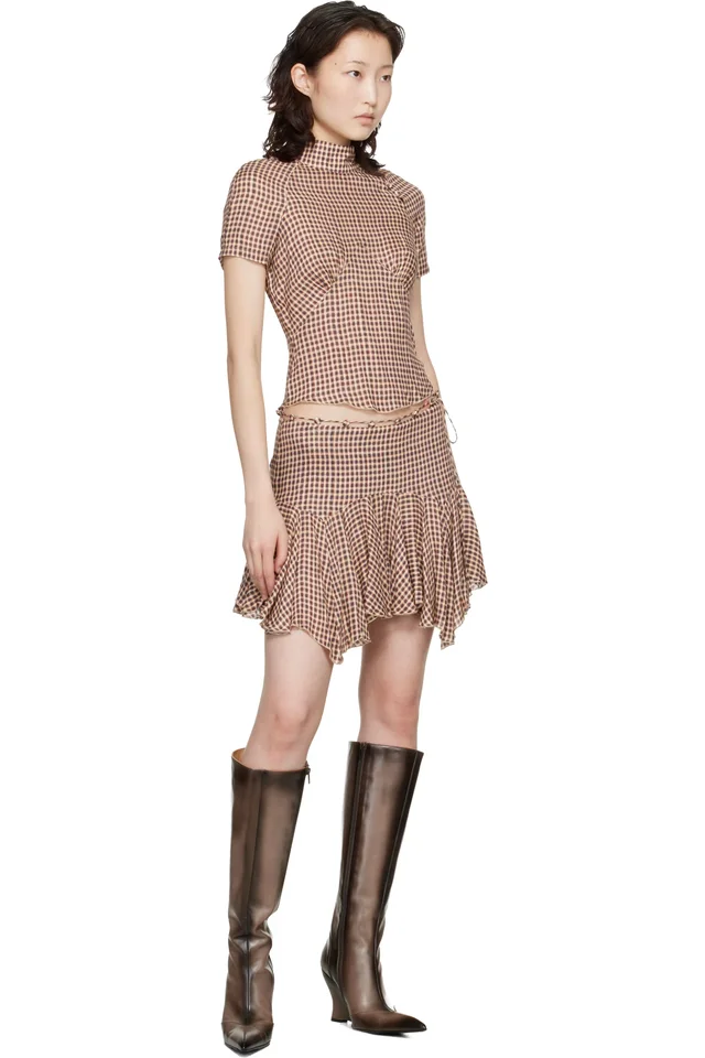 KNWLS Beige Tess Blouse, photo 4 of 4 from SSENSE