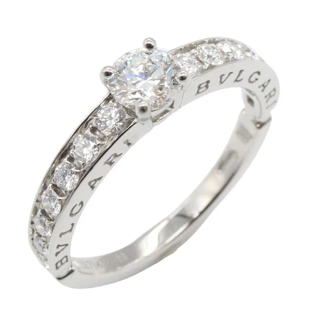 Bvlgari Pt950 Diamond Ring Size 11 from LuxUness