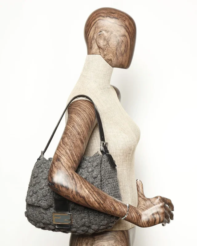 Fendi Tweed Mamma Bag in Tweed from A Retro Tale, photo 8 of 8