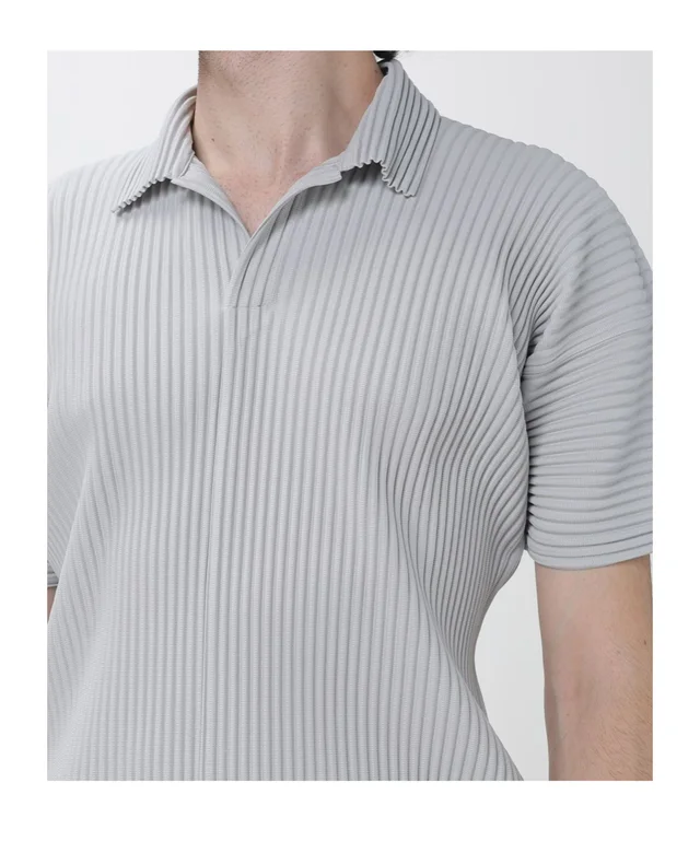 Homme Plissé Issey Miyake Pleated Short Sleeved T-Shirt, photo 5 of 5 from SENSER