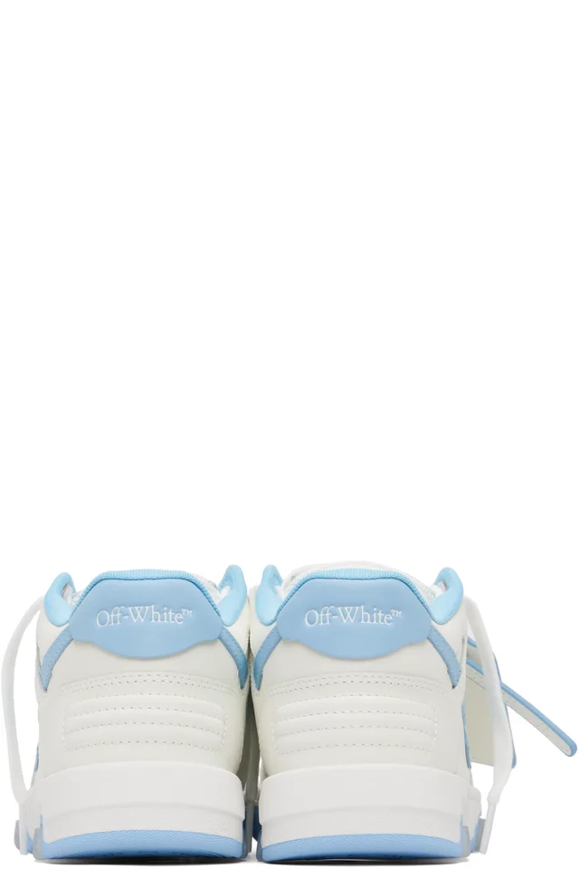 Off-White White 'Out Of Office' Calf Leather Sneakers, photo 2 of 5 from SSENSE