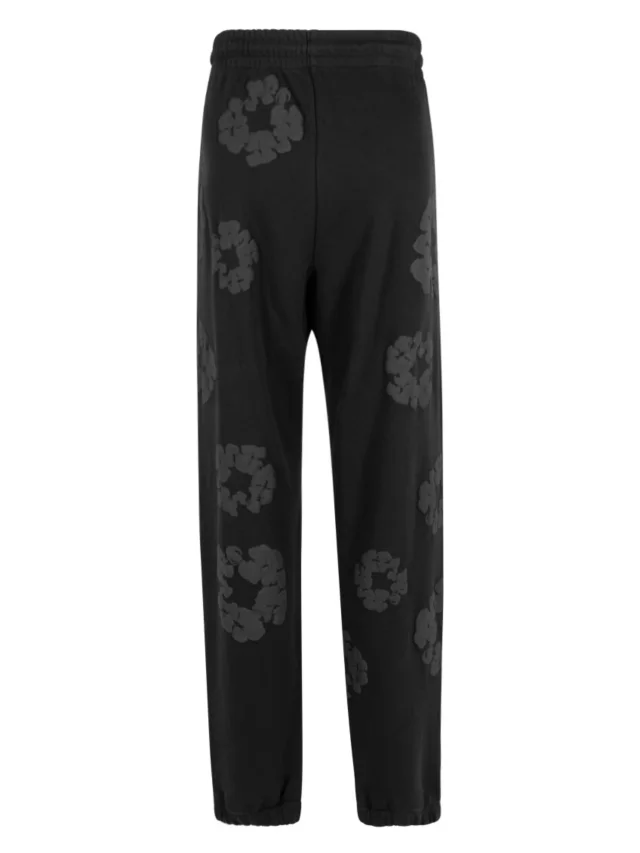 Denim Tears Cotton Wreath-print track pants, photo 2 of 2 from FARFETCH