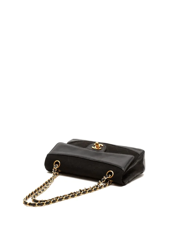 Chanel Vintage Jersey Single Flap Bag in Leather from A Retro Tale, photo 4 of 9