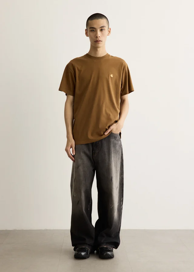 Carhartt WIP Chase T-Shirt in Brown from Incu, photo 1 of 1