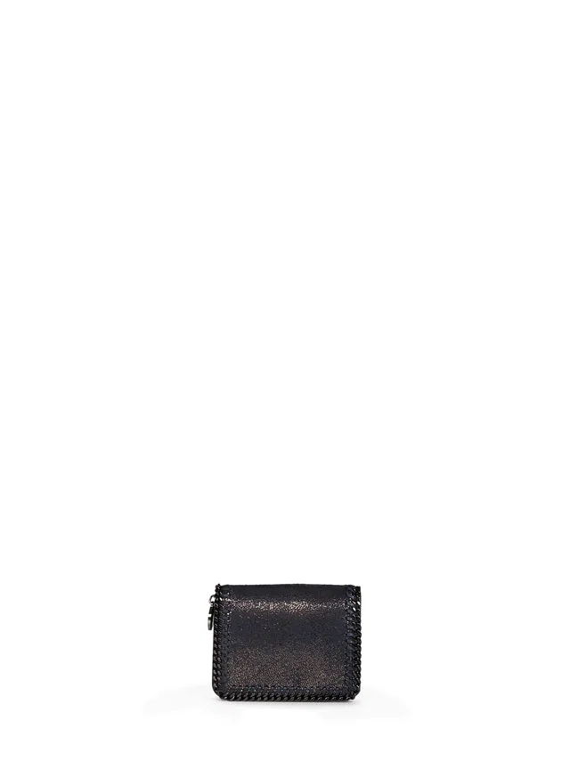 Stella McCartney Falabella Wallet — Navy Polyester in Navy from HEWI