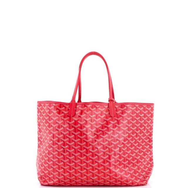 Goyard Saint Louis Reversible Tote Coated Canvas and Printed Canvas PM in red Coated canvas from Rebag, photo 4 of 9