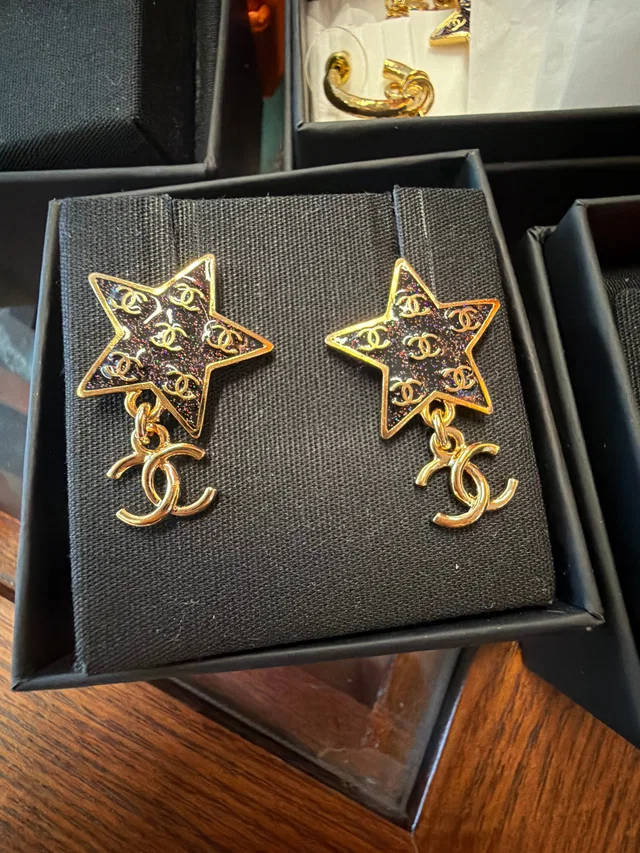 Chanel new season star drop earrings from Luxury Promise