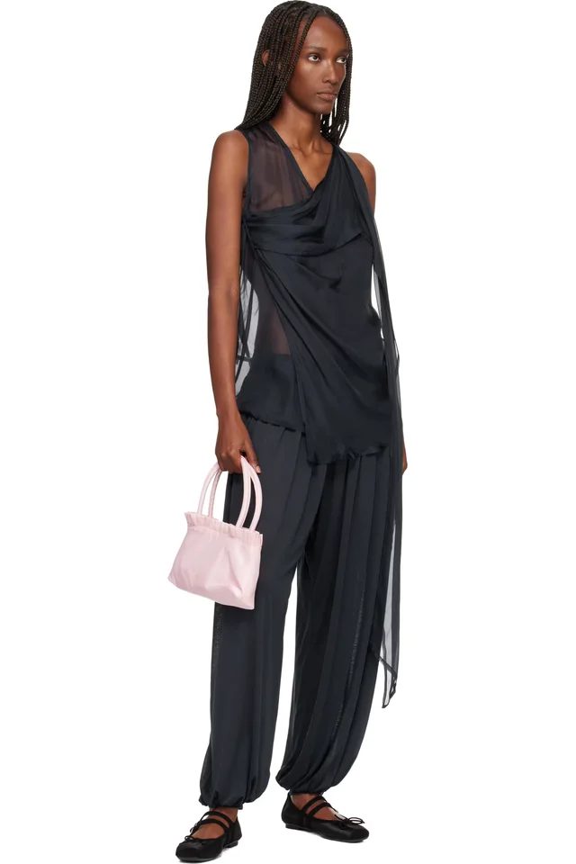 Hai Black Reqins Edition Hemily Ballerina Flats, photo 5 of 5 from SSENSE
