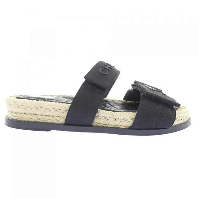 Chanel Sandals Black in Black from The Reluxe