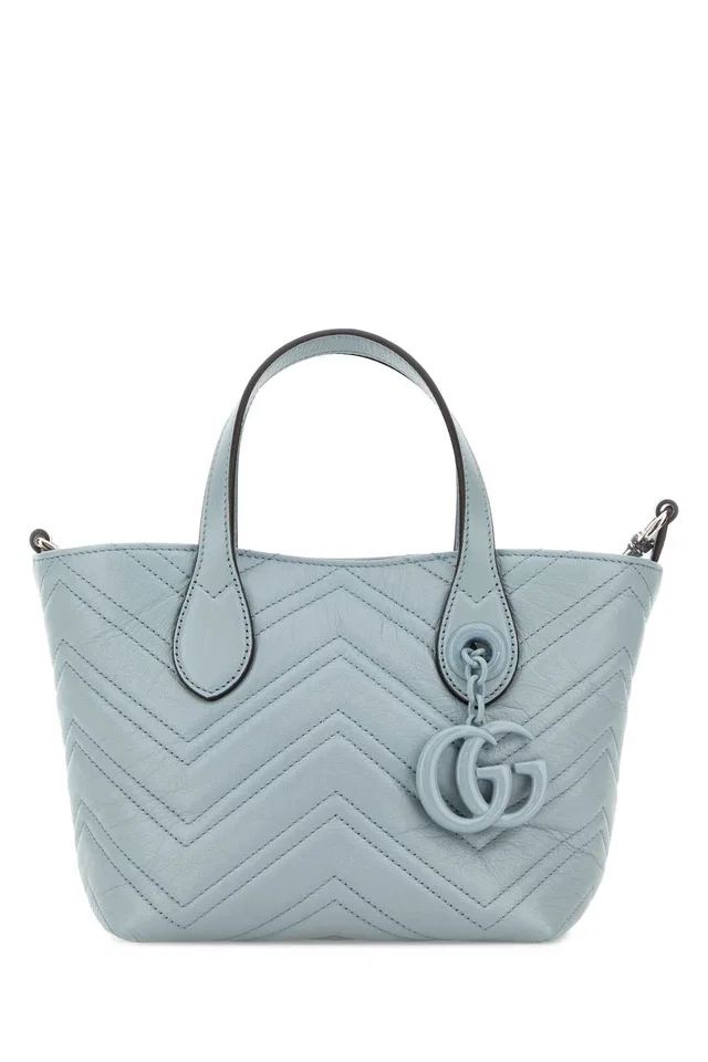 Gucci With Shoulder Bag — Blue in Blue Nappa leather from HEWI