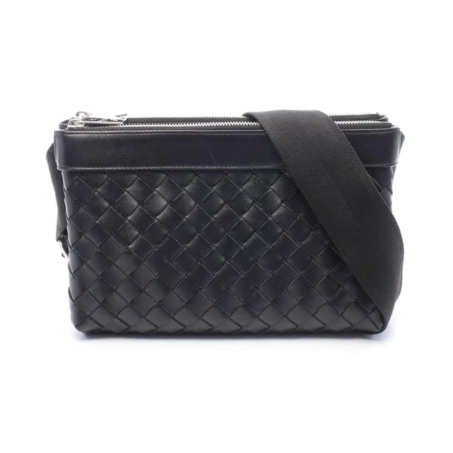 Bottega Veneta Intrecciato Duo Leather Shoulder Bag in Woven leather from LuxUness