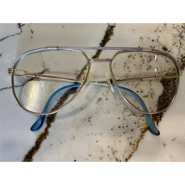 FRED Eyeglasses Frames America Cup Vtg 80s Nautical Gold Tone 60-16-140 in gold from Poshmark, photo 1 of 1