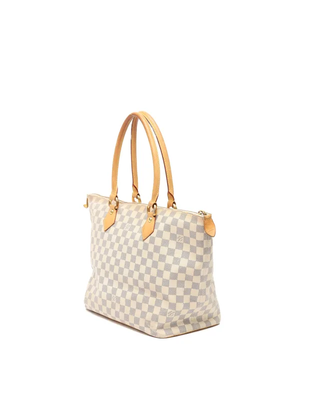 Louis Vuitton Azur Damier Saleya MM Bag in Canvas from A Retro Tale, photo 2 of 12