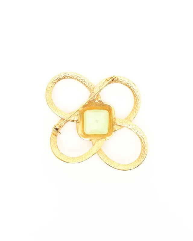 Chanel Flower Brooch in Silk from A Retro Tale, photo 2 of 4