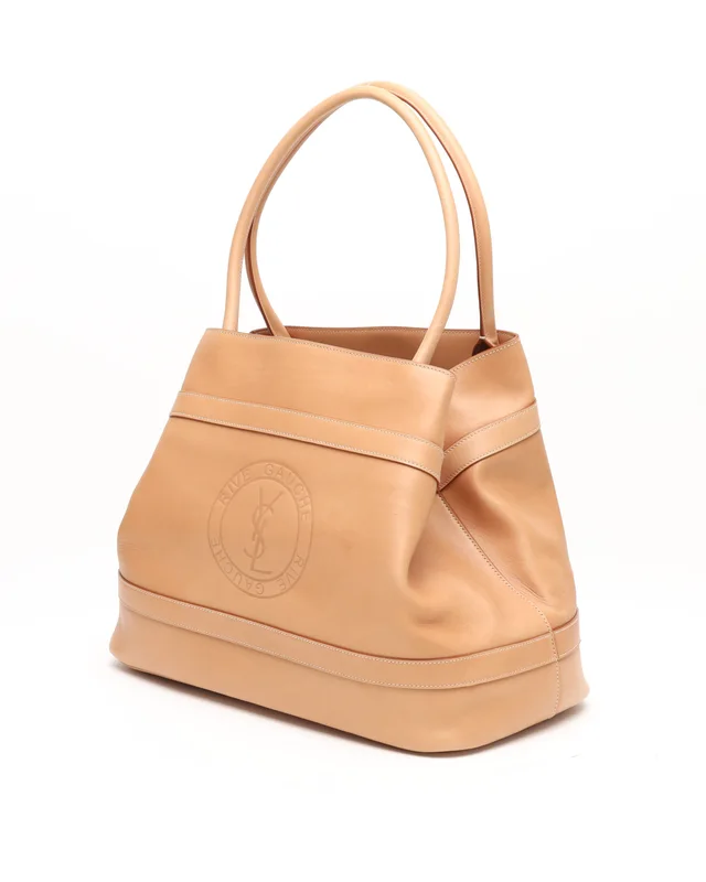 Saint Laurent Large Rive Gauche Tote Bag in Suede from A Retro Tale, photo 2 of 9