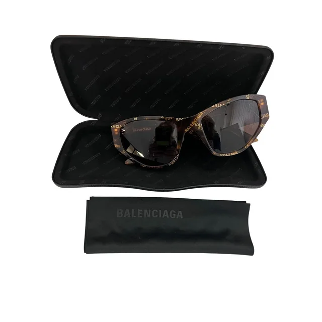 Balenciaga Sunglasses Women Os Havana Brown Excellent Tortoise Logo Bb0097s 003 in brown|red from Poshmark