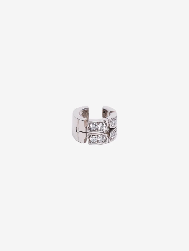 Louis Vuitton White gold diamond ear cuff in White from Sign of the Times