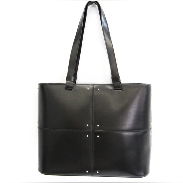 Tod's Leather Studded Tote in black Leather from Poshmark