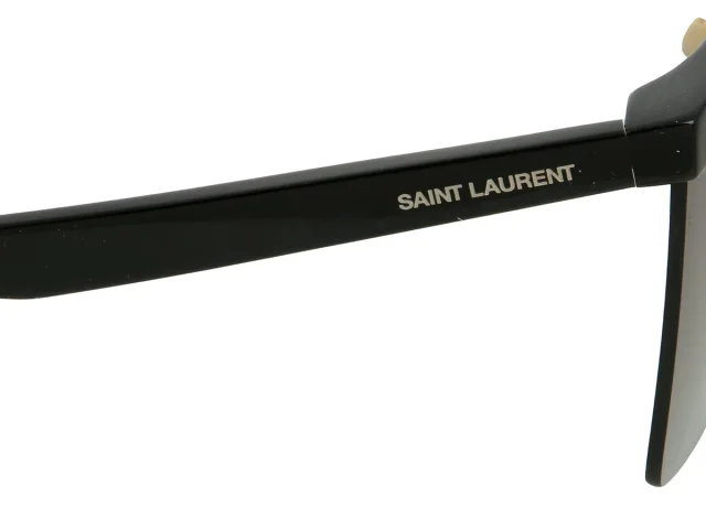 Saint Laurent Palace Shield Sunglasses in Black from Ann's Fabulous Finds, photo 5 of 6