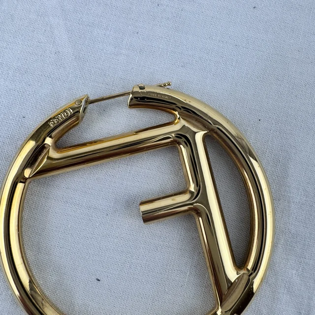 F is for Fendi SINGLE Piece Earring in Steel from Reowned, photo 4 of 4