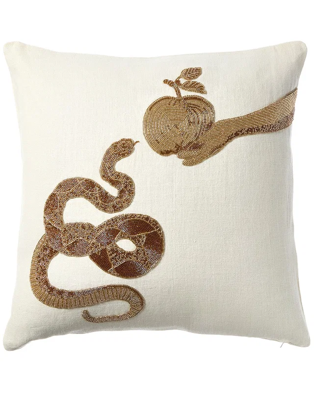Jonathan Adler US Muse Snake & Apple Throw Pillow, image 1 of 1 from Rue La La