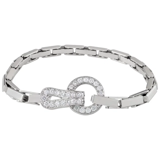 Cartier "Agrafe" bracelet in White White Gold from Gray And Sons