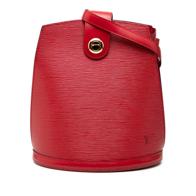 Red Louis Vuitton Epi Cluny Shoulder Bag in Red Leather from Designer Revival