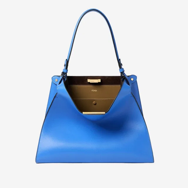 Fendi Way Shoulder Bag — Blue Calfskin in Blue Calfskin from HEWI