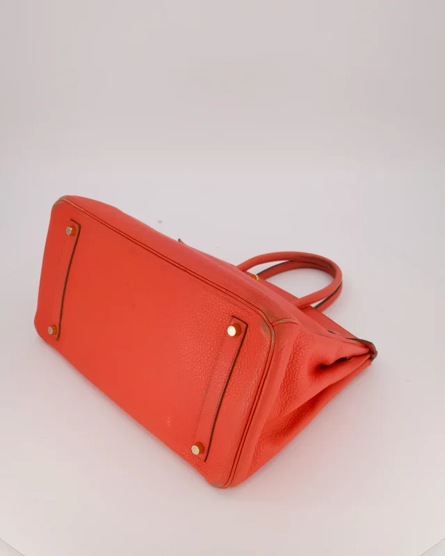 Hermès Birkin Retourne 35 Bag in Pink Togo leather from Sellier, photo 18 of 21