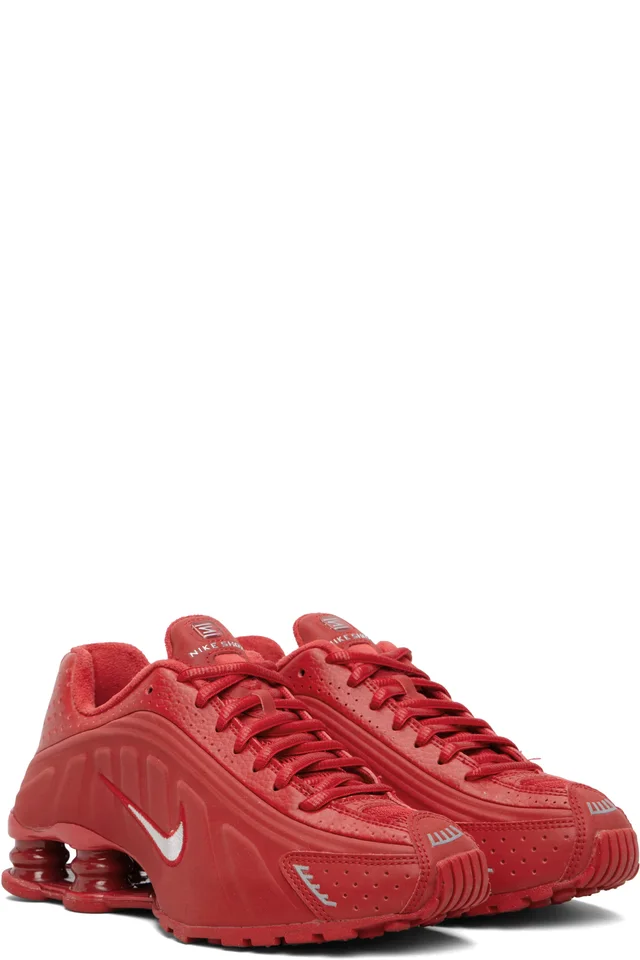Nike Red Shox R4 Sneakers, photo 4 of 5 from SSENSE