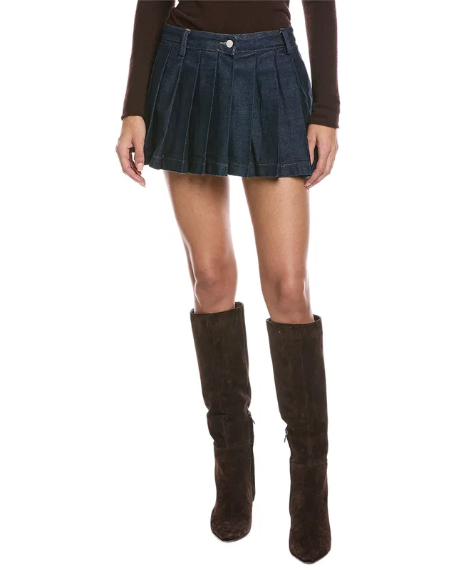 7 For All Mankind Pleated Mini Skirt, image 1 of 1 from Rue La La