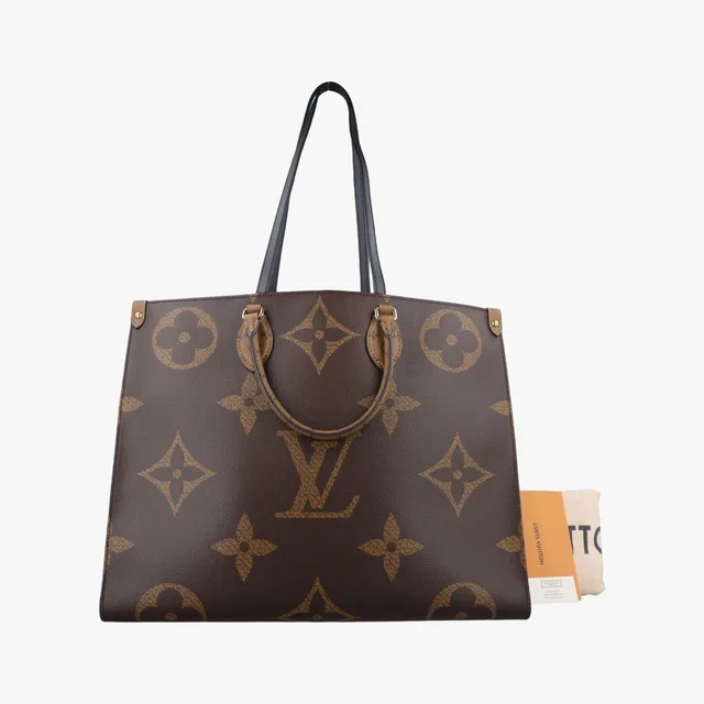 Louis Vuitton On The Go GM Monogram Brown Canvas Tote Bag in Brown Canvas from The Reluxe