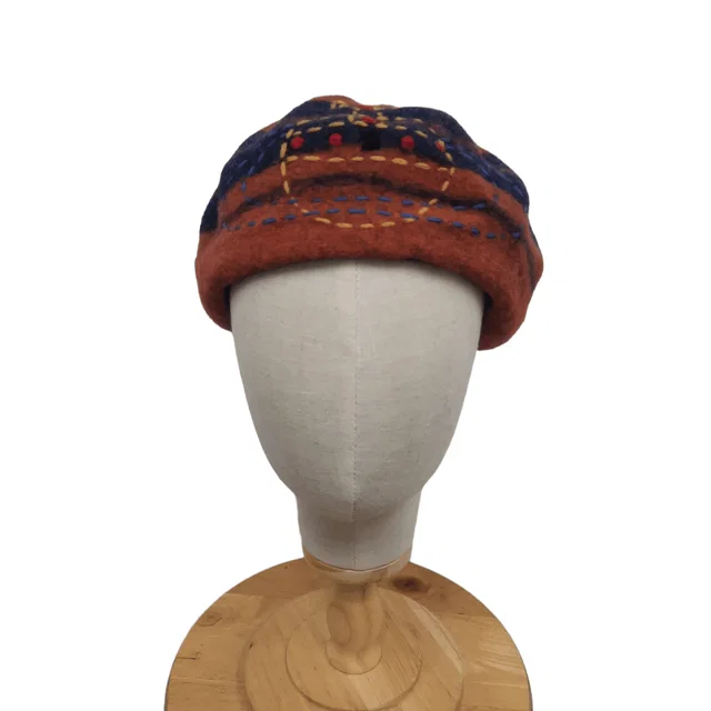 Vivienne Westwood Vintage Big Logo Stripes Beret Hat in multicolor from Grailed