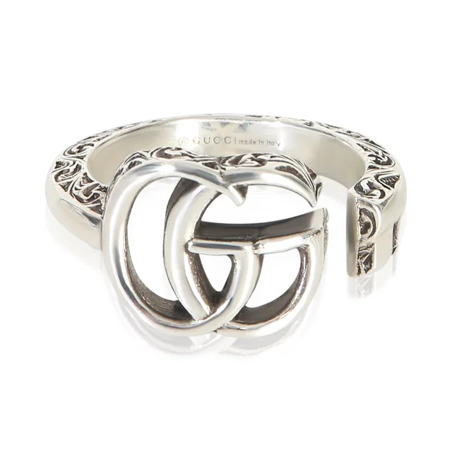 Gucci Sterling Silver Gg Marmont Key Motiff Ring 925 in Silver from HEWI