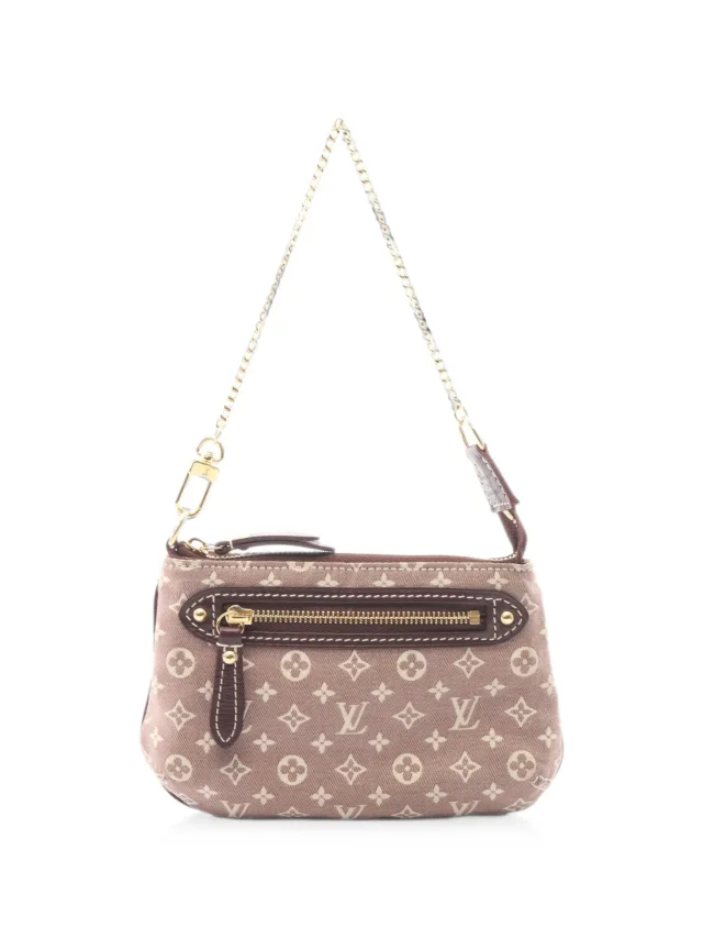Louis Vuitton Pre-Owned 2010 Mini Pochette Monogram Idylle Sepia Shoulder Bag | Brown | FARFETCH in Brown Calfskin from Farfetch