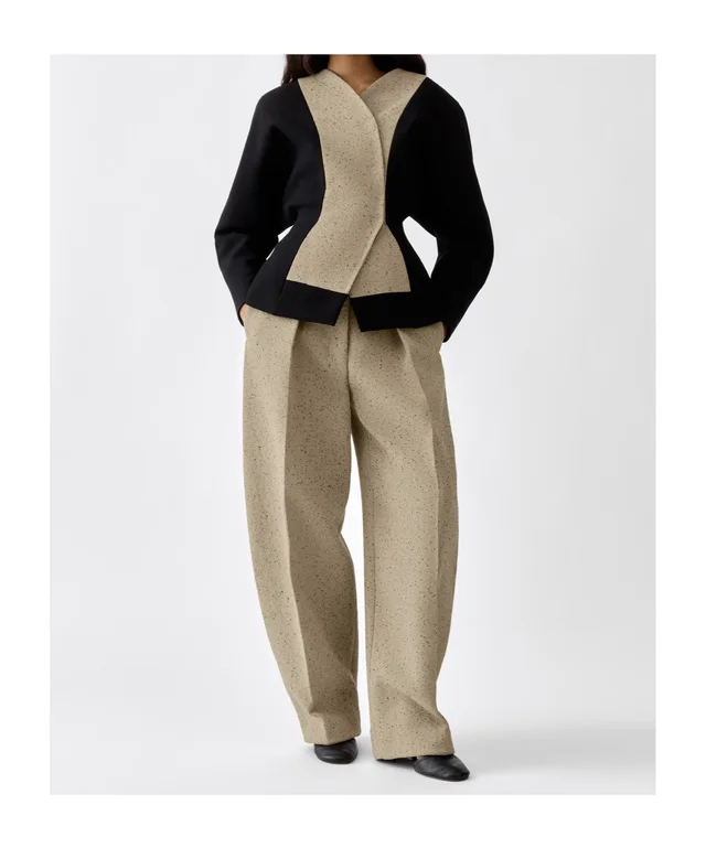 Jacquemus Ovalo Pleated Wide-Leg Pants, photo 5 of 6 from SENSER