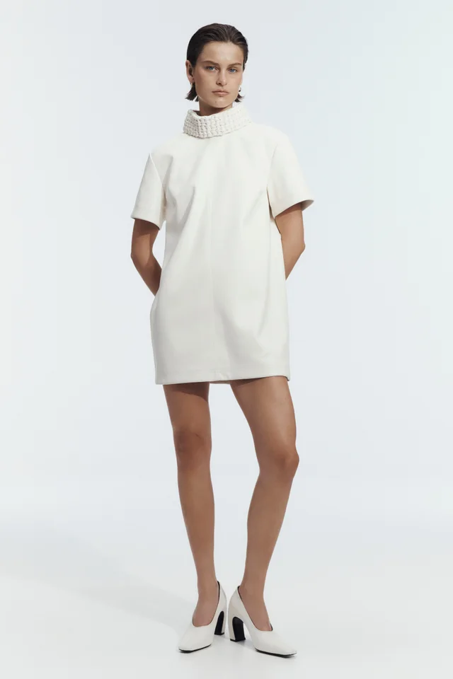 AJE Mossan Mini Dress in White from Aje, photo 1 of 1