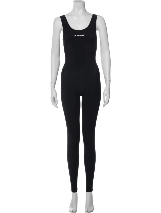 Jil Sander Scoop Neck Jumpsuit in blue from The RealReal