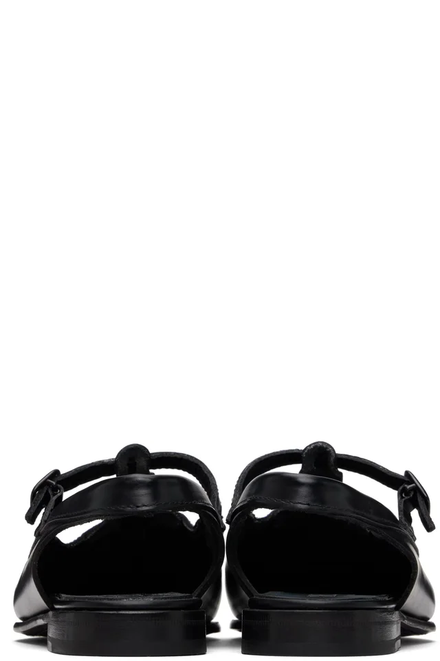 HEREU Black Roqueta Loafers, photo 2 of 5 from SSENSE