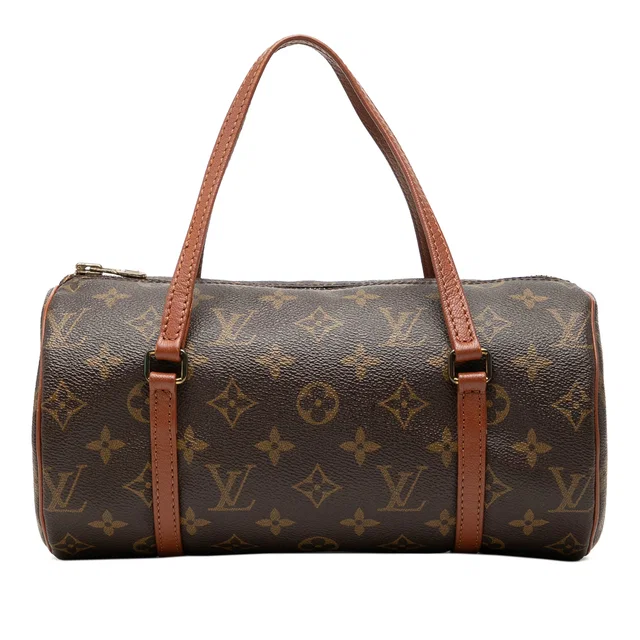 Brown Louis Vuitton Monogram Papillon 26 Handbag in Brown Coated canvas from Designer Revival