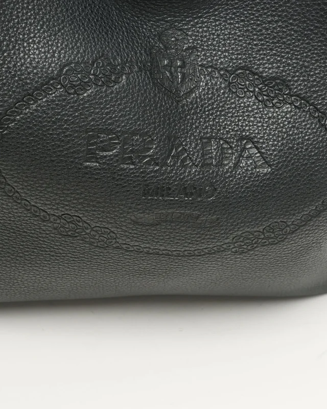 Prada Vitello Phenix Hobo Bag in Denim from A Retro Tale, photo 6 of 10