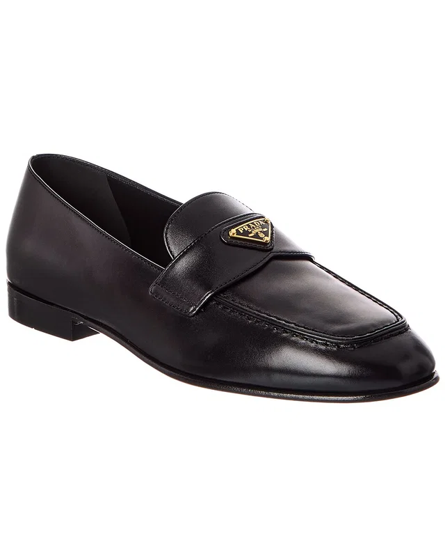 Prada Leather Loafer, image 1 of 1 from Gilt