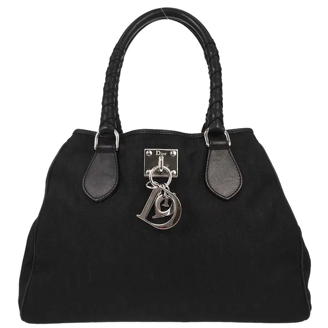 Dior Black Nylon Trotter Lovely Tote Handbag in Black Nylon from AMORE Vintage Tokyo