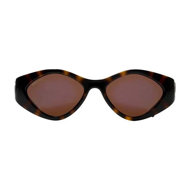 Gucci Gg2121s-003 Tortoiseshell Oval Sunglasses — Brown Synthetic in Brown from HEWI