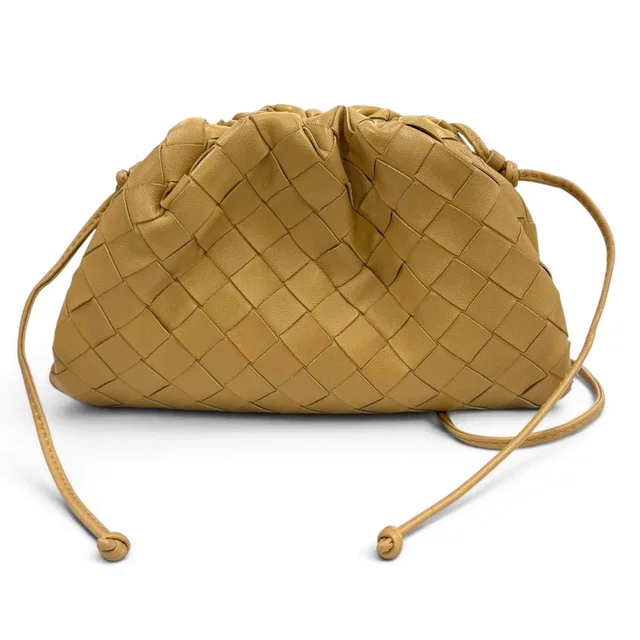Bottega Veneta The Pouch Leather Shoulder Bag in Leather from LuxUness
