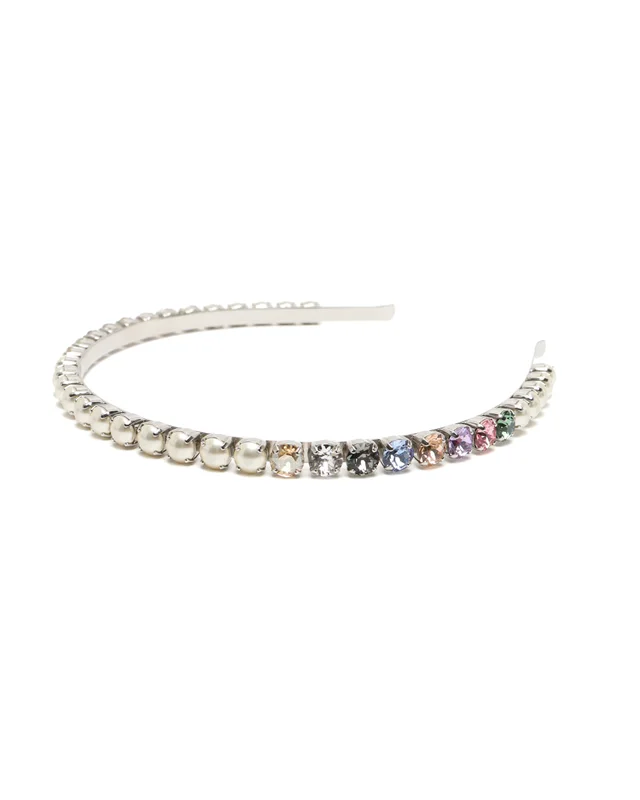Miu Miu Pearl & Rhinestone Headband from A Retro Tale, photo 4 of 5