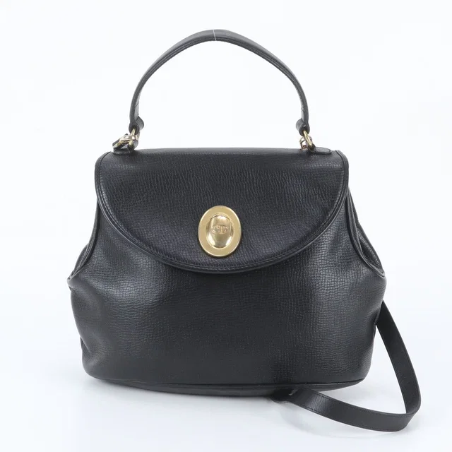 Dior Vintage Leather 2-Way Shoulder Bag Crossbody Hand in Leather from The Reluxe