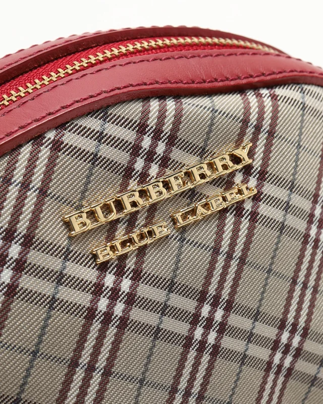 Burberry Label Nova Accessory Pouch in Blue Canvas from A Retro Tale, photo 6 of 7