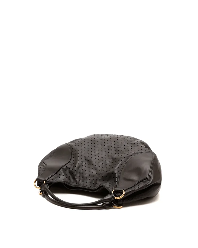 Miu Miu Perforated Hobo Bag in Leather from A Retro Tale, photo 4 of 7