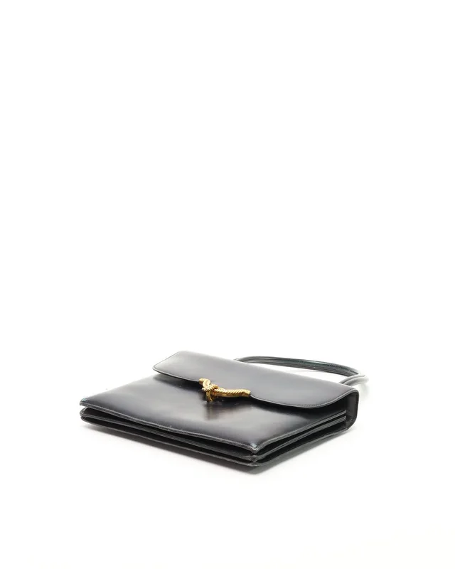 Hermès Box Sac Vasco Top Handle Bag in Box leather from A Retro Tale, photo 4 of 15
